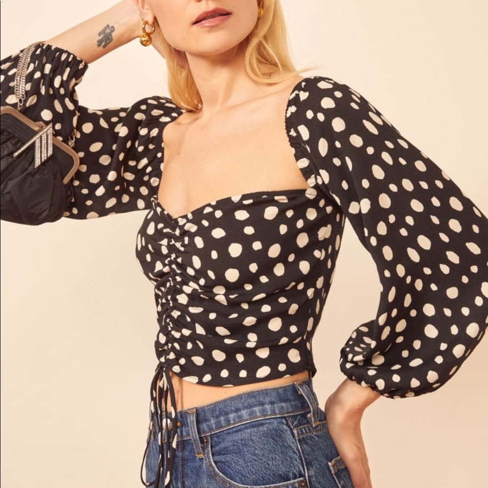 NWT Reformation Desmond top in memento